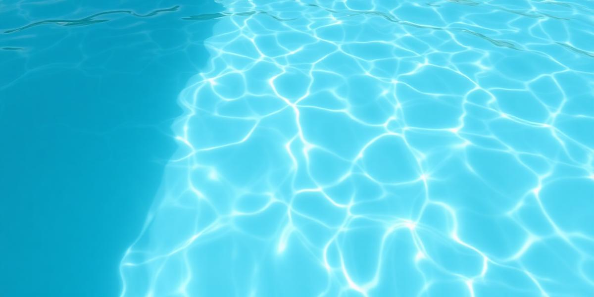 Sunlight on pool water